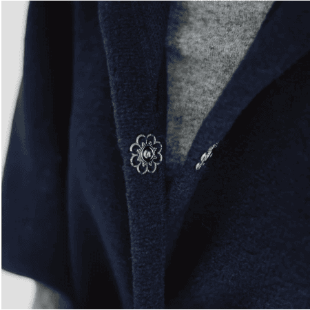 Veste intérieure enveloppante 50% merinos