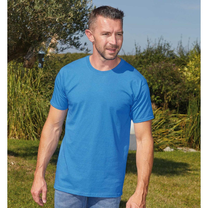 Tee-shirt coton bleu T2 à 8