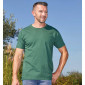 Tee-shirt coton vert sapin T2 à 8