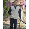 Gilet sans manches pour homme - avec boutons