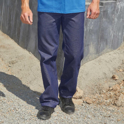 Pantalon polycoton ceinture confort du 38 au 62