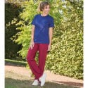 Pantalon jogging droit - Bordeaux