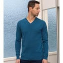 Pull bleu 87% coton T2 à 7