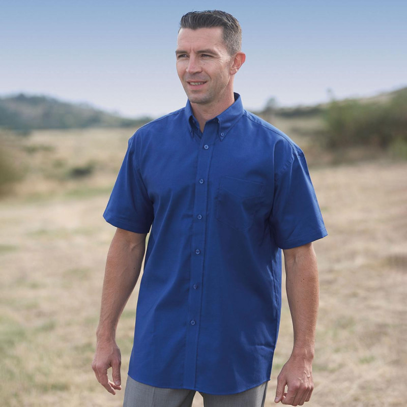 Chemise unie 5 coloris MC T2 à 8