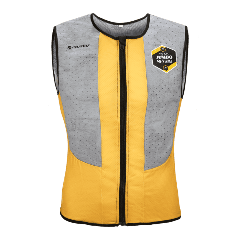 Gilet rafraîchissant Bodycool Xtreme - Jumbo Visma de face Gilet rafraîchissant Bodycool Xtreme - Jumbo Visma de face