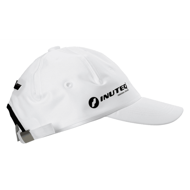 Casquette rafraîchissante Blanche - Dry - Vue de côté Casquette rafraîchissante Blanche - Dry - Vue de côté