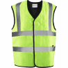 Gilet de sécurité rafraîchissant jaune de face