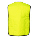 Gilet refroidissant jaune dos