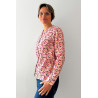 T-shirt ML ouvert  épaules & devant S à 3XL - fermé