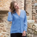 Gilet 12 coloris T.38 à 68 bleu