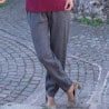 Pantalon maille gris seul