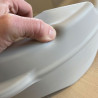 Rehausseur WC souple avec couvercle - Détail