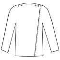 Polo ML ouvert dos complet pressions T2 à 6