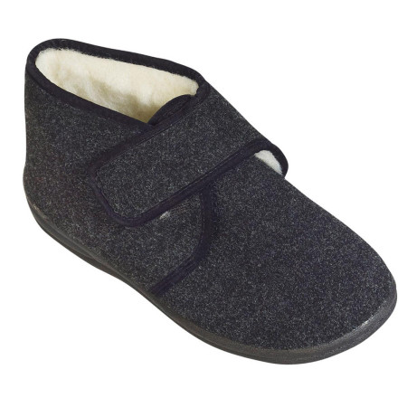 Chaussons fourrés velcro P39 à 48