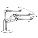 Lampe de bureau basse vision possibilités de réglage