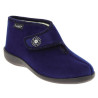 Chaussons chauds marine / bordeaux P36 à 42