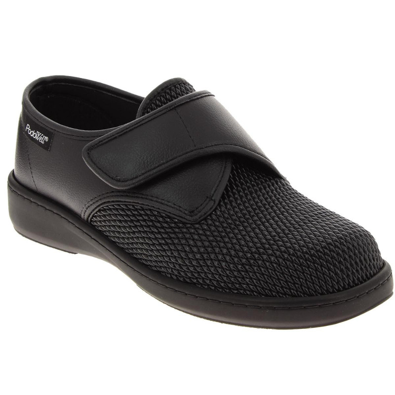 Chaussures Homme Extra Larges Réglables Velcro - Pour Pieds Gonflés, Diabétiques, Personnes Âgées