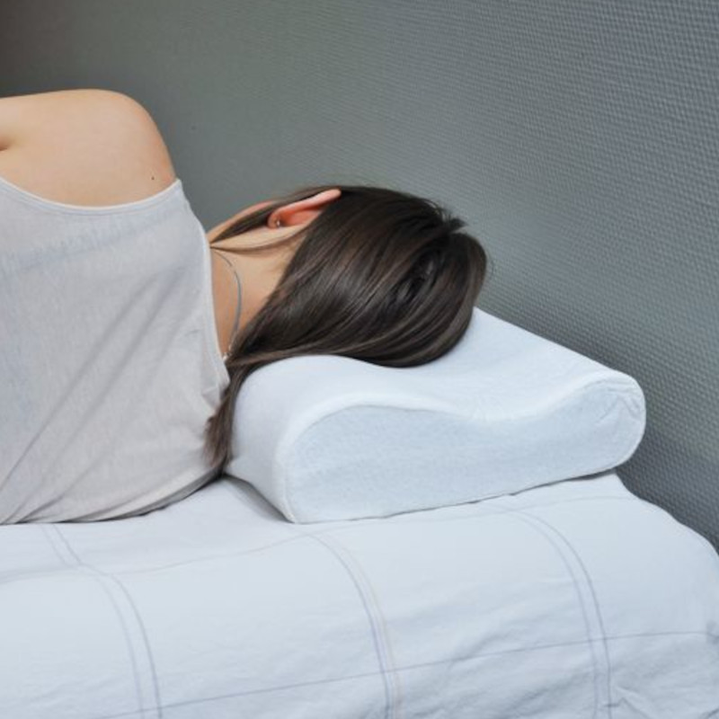 Oreiller ergonomique à mémoire de forme - Confort du sommeil