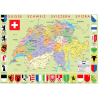 Puzzle 50 pieces - Carte de La Suisse