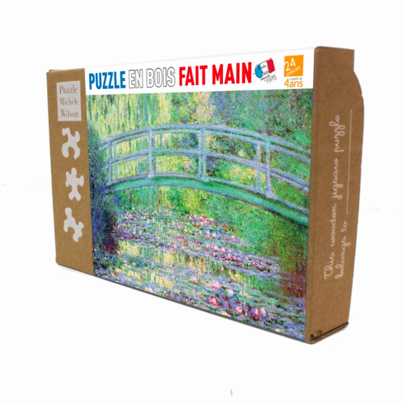 Puzzle d'art 200 grosses pièces Le pont japonais Puzzle d'art 200 grosses pièces Le pont japonais