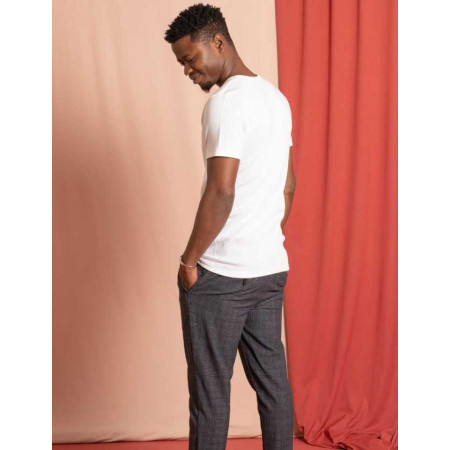Tee-shirt homme tribothermic col rond blanc