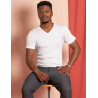 Tee-shirt homme tribothermic col en V blanc