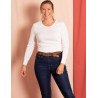 T-shirt ML femme tribothermic - Extra-chaud