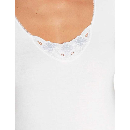 Tee-shirt femme coton peigné