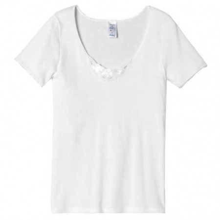 Tee-shirt femme coton peigné