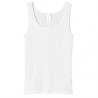 Débardeur femme coton peigné maille losange