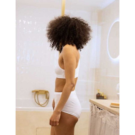 Culotte femme taille haute coton bio