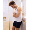 Débardeur homme coton bio côtes fines