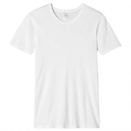 Tee-shirt homme coton bio côtes fines