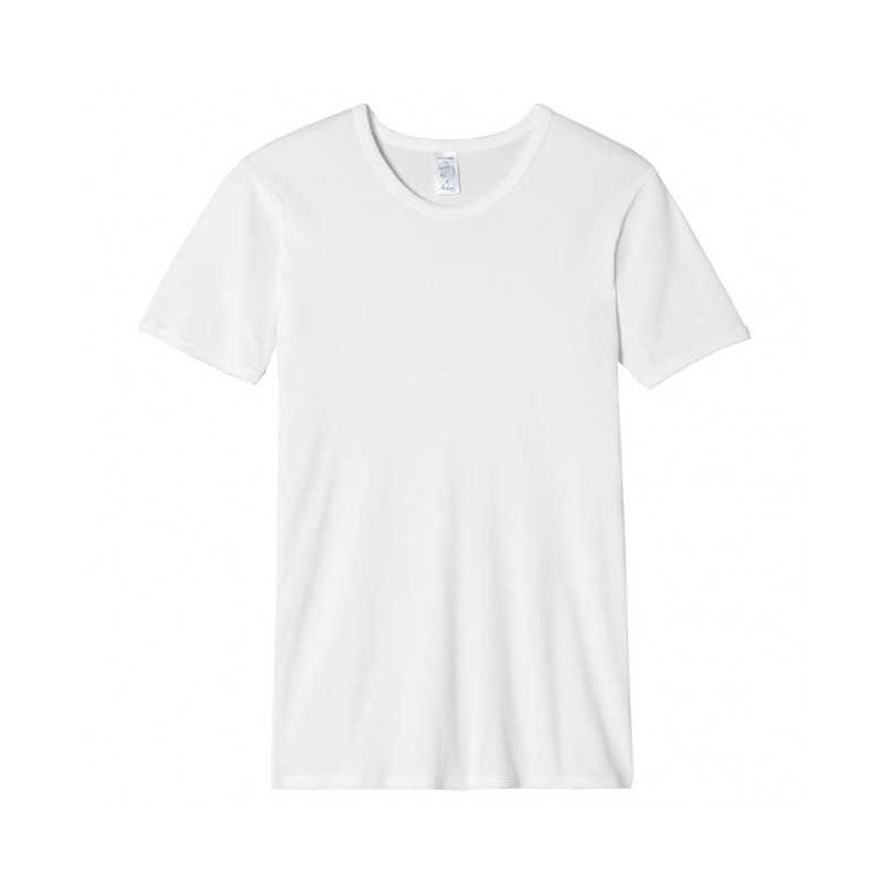 Tee-shirt homme coton bio côtes fines Tee-shirt homme coton bio côtes fines