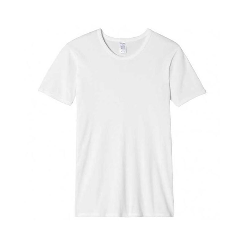 Tee-shirt homme coton bio côtes fines