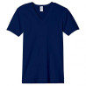 Tee-shirt homme coton bio différents bleus col V