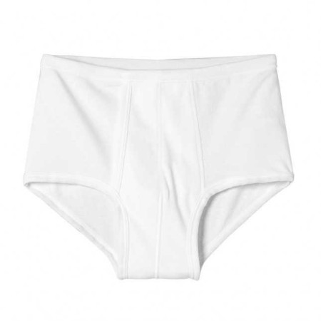 Slip homme ouvert coton bio côtes fines