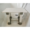 Siège de bain fixation ventouses 2 hauteurs