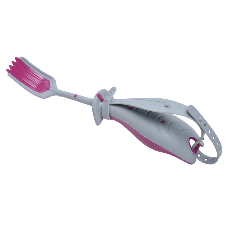 Fourchette ergonomique St-Romain haute qualité - framboise Fourchette ergonomique St-Romain haute qualité - framboise