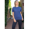 Lot de 3 Tee-shirts 100% coton T.38 à 56 - modèle bleu marine