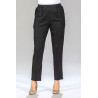 Pantalon poches brodées élastiqué T34 à 68 - noir