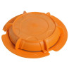 Assiette thermodynamique St-Romain isotherme - orange couvercle fermé