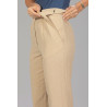 Pantalon ceinture confort T 38 à 56 - Beige