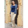 Top 2 en 1 femme senior bleu tenue