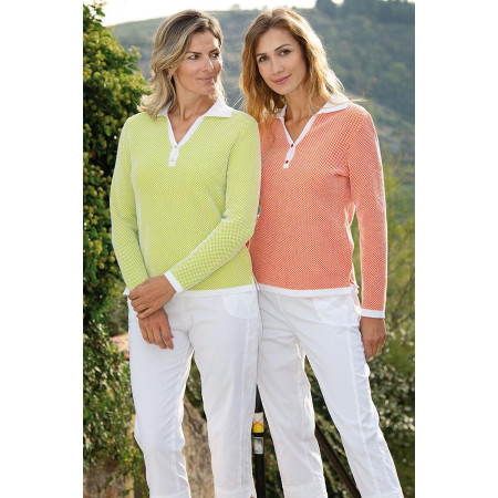 Polo nid abeille 2 coloris 
