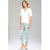 Pantalon femme taille élastique fluide et léger été