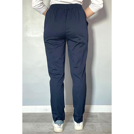 Pantalon élastiqué coton T38 à 60 - 2 coloris