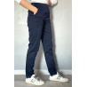 Pantalon élastiqué coton T38 à 60 - 2 coloris