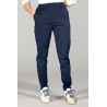 Pantalon élastiqué coton T38 à 60 - 2 coloris