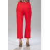 Pantalon élastiqué noeud  cerise dos